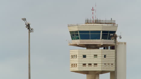 Air-control-tower-at-the-airport