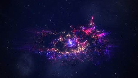 Atemberaubende-CG-Galaxienanimation