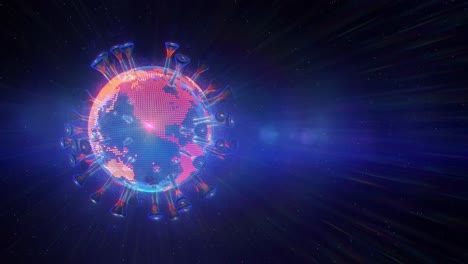 Futuristic-HUD-Globe-Animation