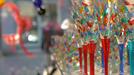 Colorful-wineglasses-in-the-shop