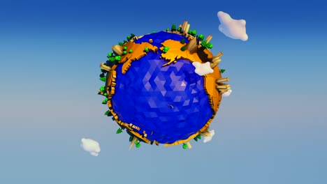 Stunning-Low-Poly-Earth-Animation