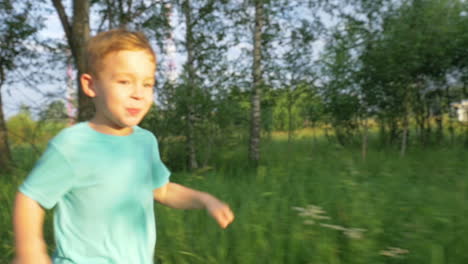 Little-Boy-Running-on-Country-Road