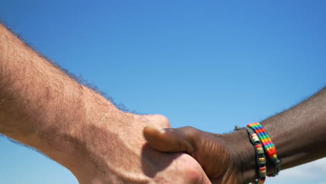 Interracial-handshake
