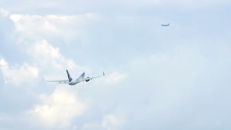 Passenger-Airplane-Takeoff--Back-View