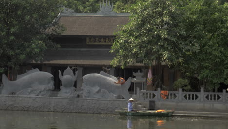 Halong-Bay-In-Hanoi-Vietnam-seen-a-little-island-with-a-pagoda
