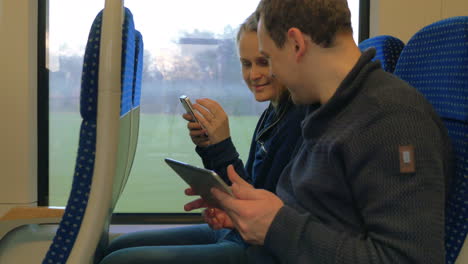 Friends-with-Gadgets-on-Train