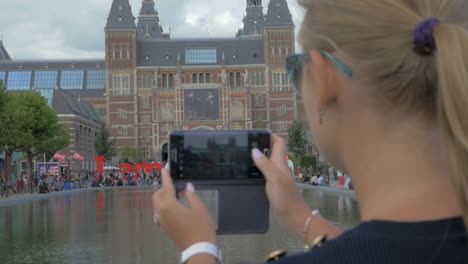 View-of-National-Museum-Rijksmuseum-at-the-Museumplein-Amsterdam-Netherlands