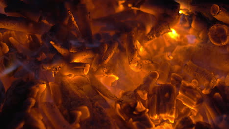 Wood-embers-in-campfire-or-fireplace
