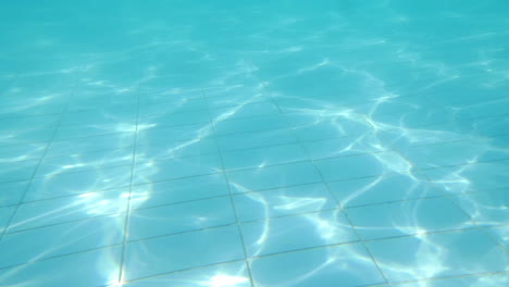 Pool-floor-with-waving-shiny-water