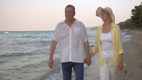 Mature-couple-walking-along-seaside