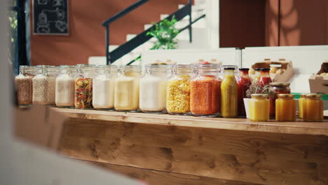 Various-bulk-items-in-reusable-jars-at-zero-waste-eco-store
