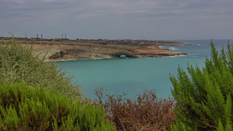Luftaufnahme-Des-Aussichtspunkts-Hofriet-Auf-Der-Insel-Malta