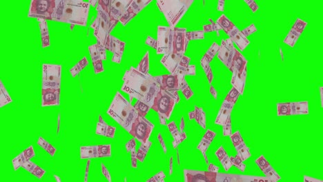 10-Kolumbianische-Peso-Noten-Fallen-Auf-Den-Grünen-Bildschirm