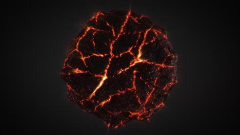 Realistic-Volcano-Lava-Sphere-Rotating.-3D-Abstract