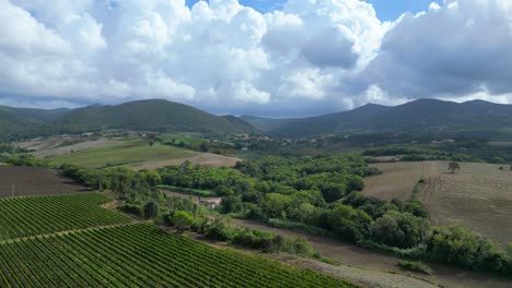 Perfect-aerial-top-view-flight
meditative-LandscapeTuscany-Wine-field-valley-Italy-fall