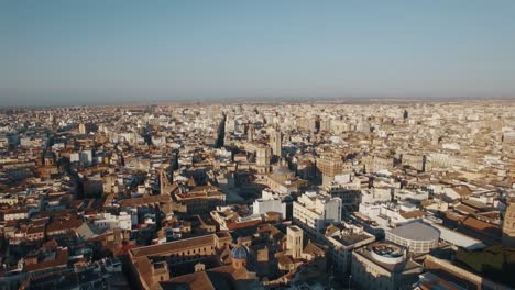 Aerial-shot-of-Valencia-Spain