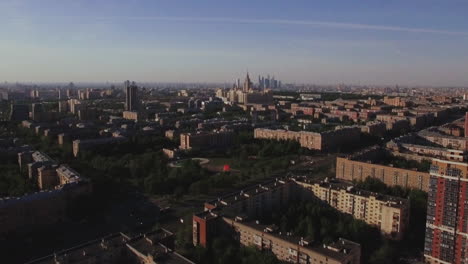 Luftbild-Von-Moskau,-Russland