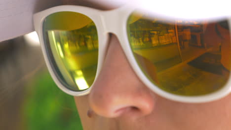 Sunglasses-in-White-Frame