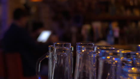 Cinemagraph---man-using-tablet-PC-at-the-bar