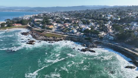 Küstenstrand-In-Monterey-In-Kalifornien,-Vereinigte-Staaten