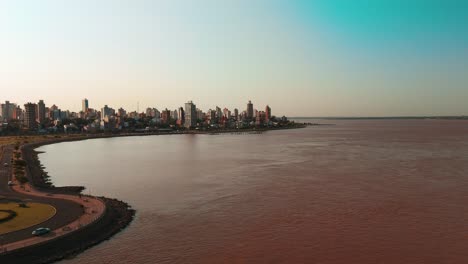 A-stunning-skyline-view-of-Posadas-gracing-the-banks-of-the-Paraná-River