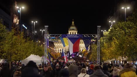 Celebración-De-La-Libertad-Y-La-Democracia-En-Praga.