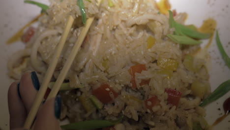 Abendessen-Mit-Asiatischem-Reisgericht