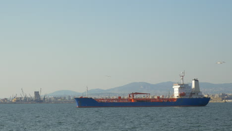 Cargo-ship-in-the-sea