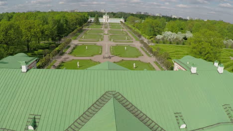 Reihe-Von-Palästen-Und-Gärten-Zarizyno-Luftaufnahme