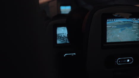 Inside-the-airplane-traveling-at-night