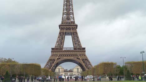 Eiffel-Tower-is-330-metres-tall,-about-the-same-height-as-an-81-storey-building,-and-the-tallest-structure-in-Paris