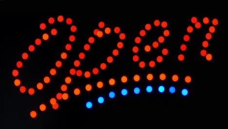 LED-banner-with-Open-text