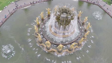 Fountain-Friendship-of-Nations-aerial-view