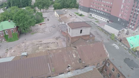 Aerial-view-of-old-abandoned-buildings
