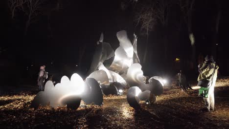 19-November-2023:-Arkadijas-Park-Riga,-Latvia-Garden-of-Light-Multimedia-Environmental-Light-Objects