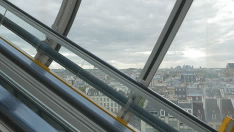 Paris-view-from-the-escalator-in-Pompidou-Centre