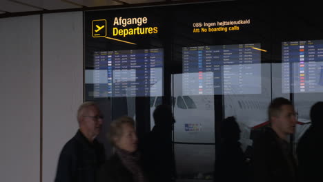 Departures-information-at-the-airport