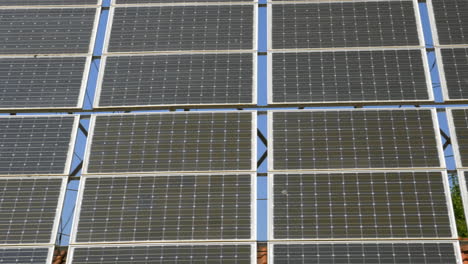 Close-up-of-solar-panels-of-alternative-energy