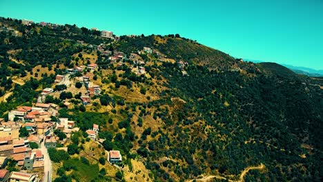 a-Berber-village-at-the-top-of-the-mountain-in-Tizi-Ouezou-Algeria