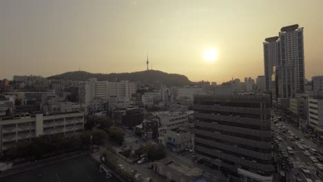Evening-cityscape-of-Seoul-South-Korea