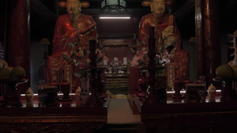 Statues-in-the-Temple-of-Confucius-Hanoi-Vietnam