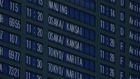 Flight-schedule-at-the-airport
