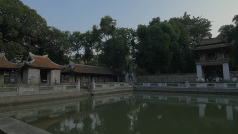 Pool-in-the-Temple-of-Confucius-Hanoi-Vietnam