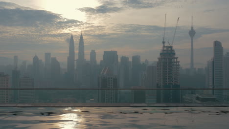 Rooftop-pool-and-cityscape-of-Kuala-Lumpur-Malaysia