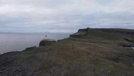 4k-drone-point-of-view-of-Neist-Point-lighthouse
