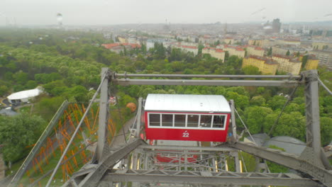 In-Wien,-Österreich,-Ein-Blick-Aus-Den-Fensterkabinen-Des-Riesenrads