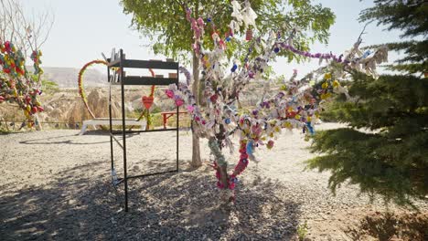 Good-luck-charms-tourists-colourful-mementos-hang-from-decorated-trees