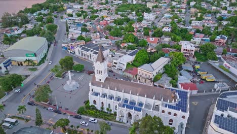 Cathedral-Of-San-Pedro-De-Macorís,-Emblematic-Temples-Of-San-Pedro-De-Macorís-In-Dominican-Republic