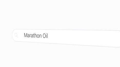 Searching-Marathon-Oil-on-the-Search-Engine