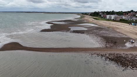 West-Mersea-beach--Essex-UK-drone,aerial